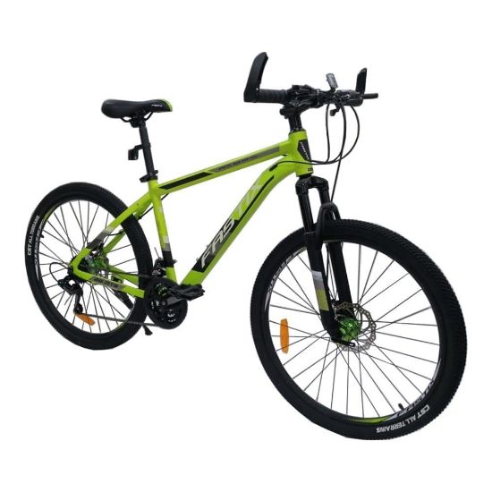 صورة دراجة رياضية المنيوم مقاس 26 - أخضر كيوي